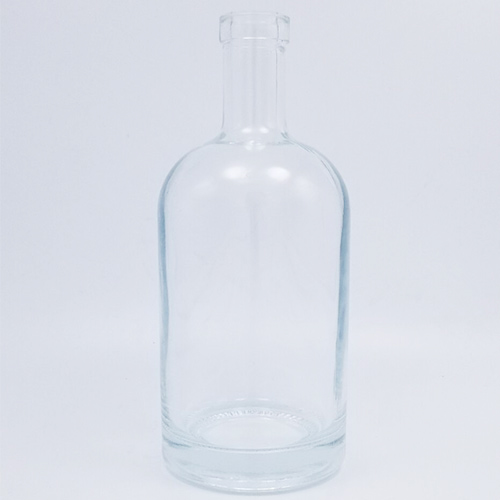 750ml high flint glass bottle