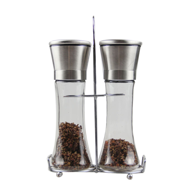 180ml salt & pepper grinder set 