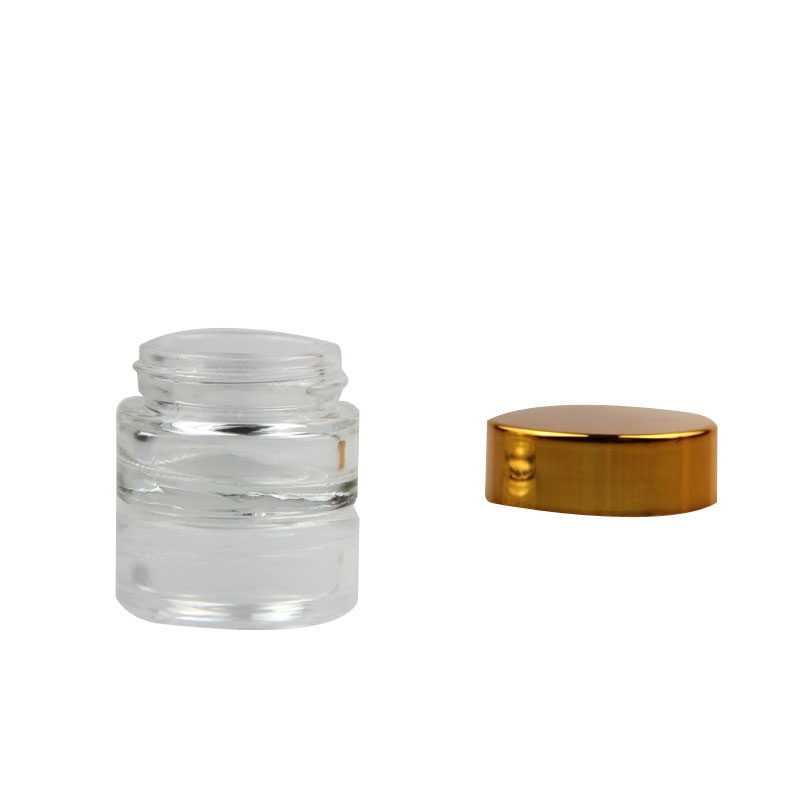 Glass cosmetic bottle 