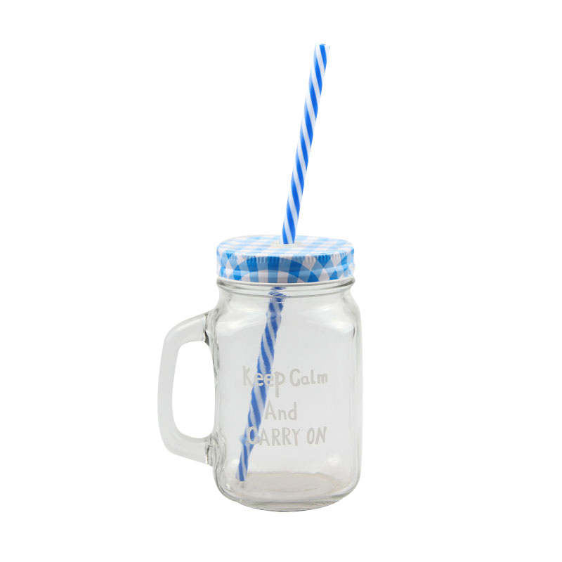 Mason Jar with handels 