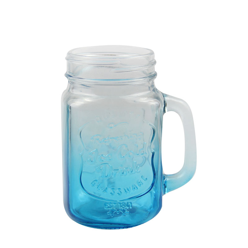 Colored mason jar 