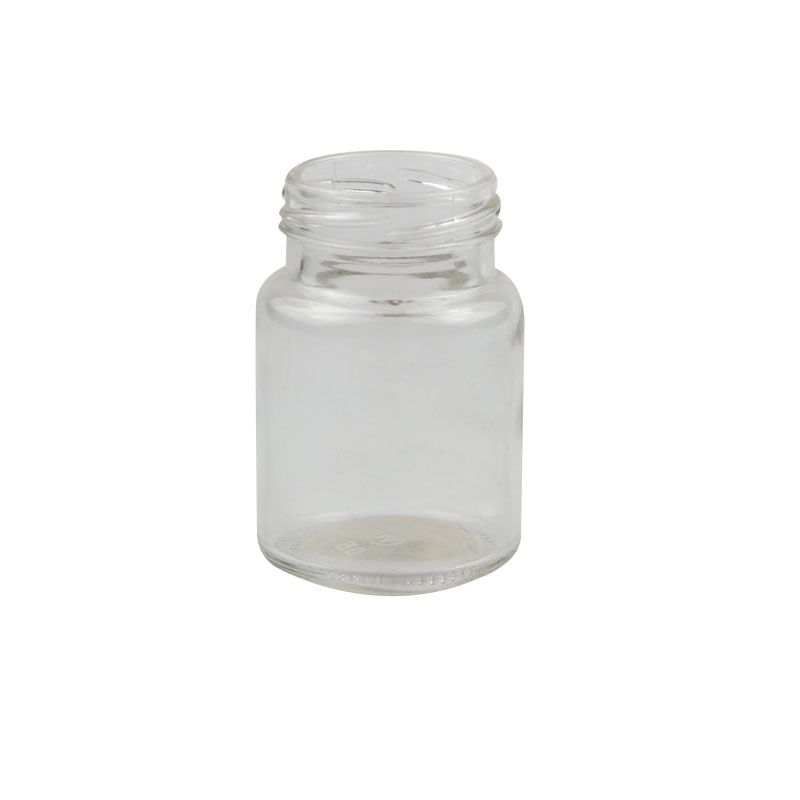  glass pudding bottle yogurt jar with PE lip