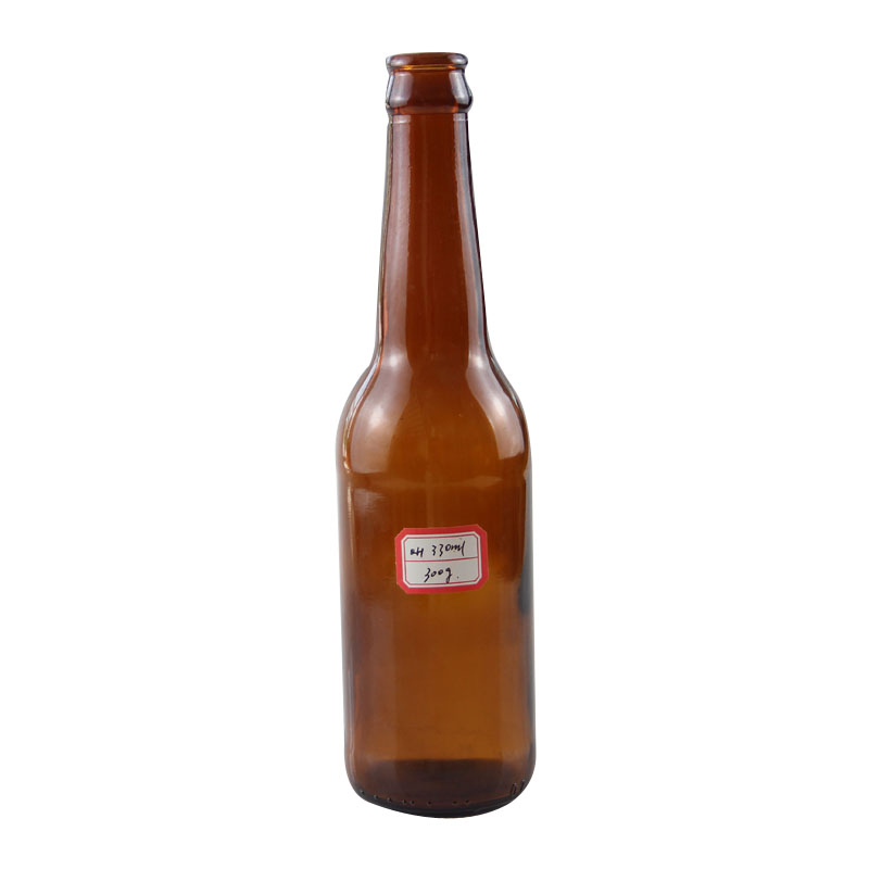 Regular Screw Mouth glass beer bottles 