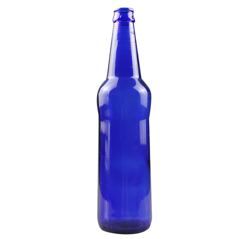 Blue color beer bottle wholesale