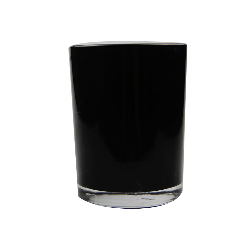 Wholesale forested black glass Juice Water Glass Cup
