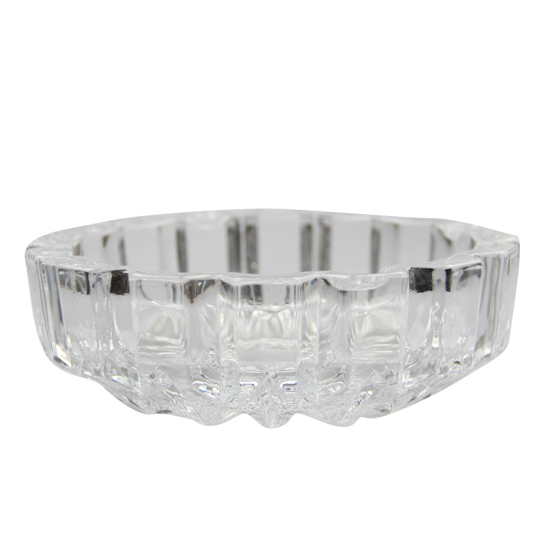 large glass ashtray