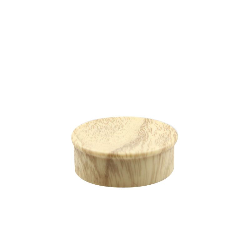 Imitation wood bottle lids/caps