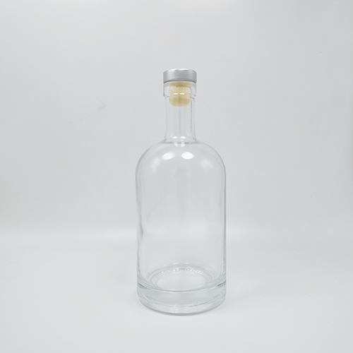 high quality thick bottom glass liquor wine whiskey bottle