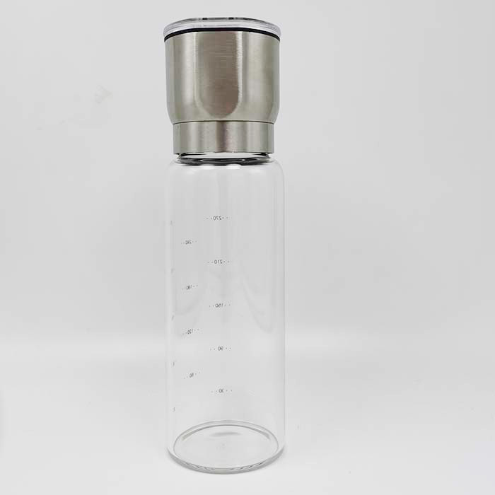 200ml 350ml 550ml oval stainless steel pepper grinder lid