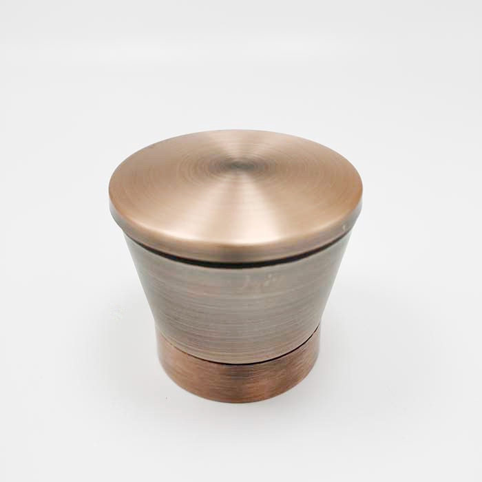 Bronze rose gold plating color pepper grinder lid wholesale