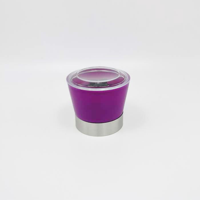 production and wolesale purple color salt grinder lid