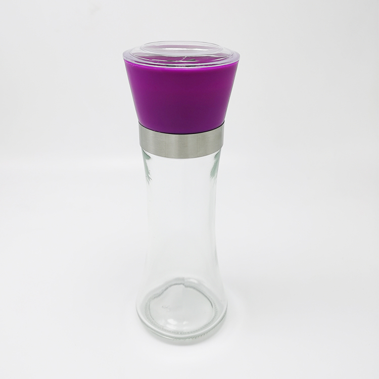 Wholesale purple color edible seasoning grinder mill