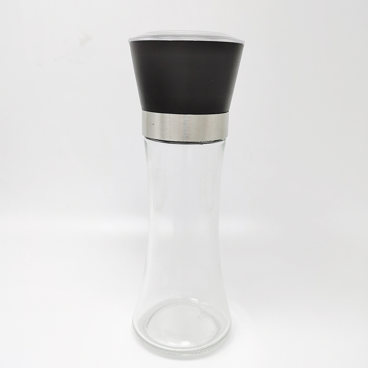 China factory black color tall affordable salt grinder