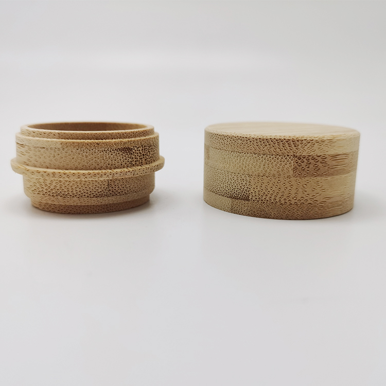Wholesale bamboo lid for grape wine bottle or bamboo cosmetic packaging