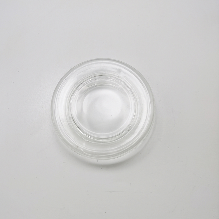 Customized glass lid for candle jar, bamboo cover, birch cap