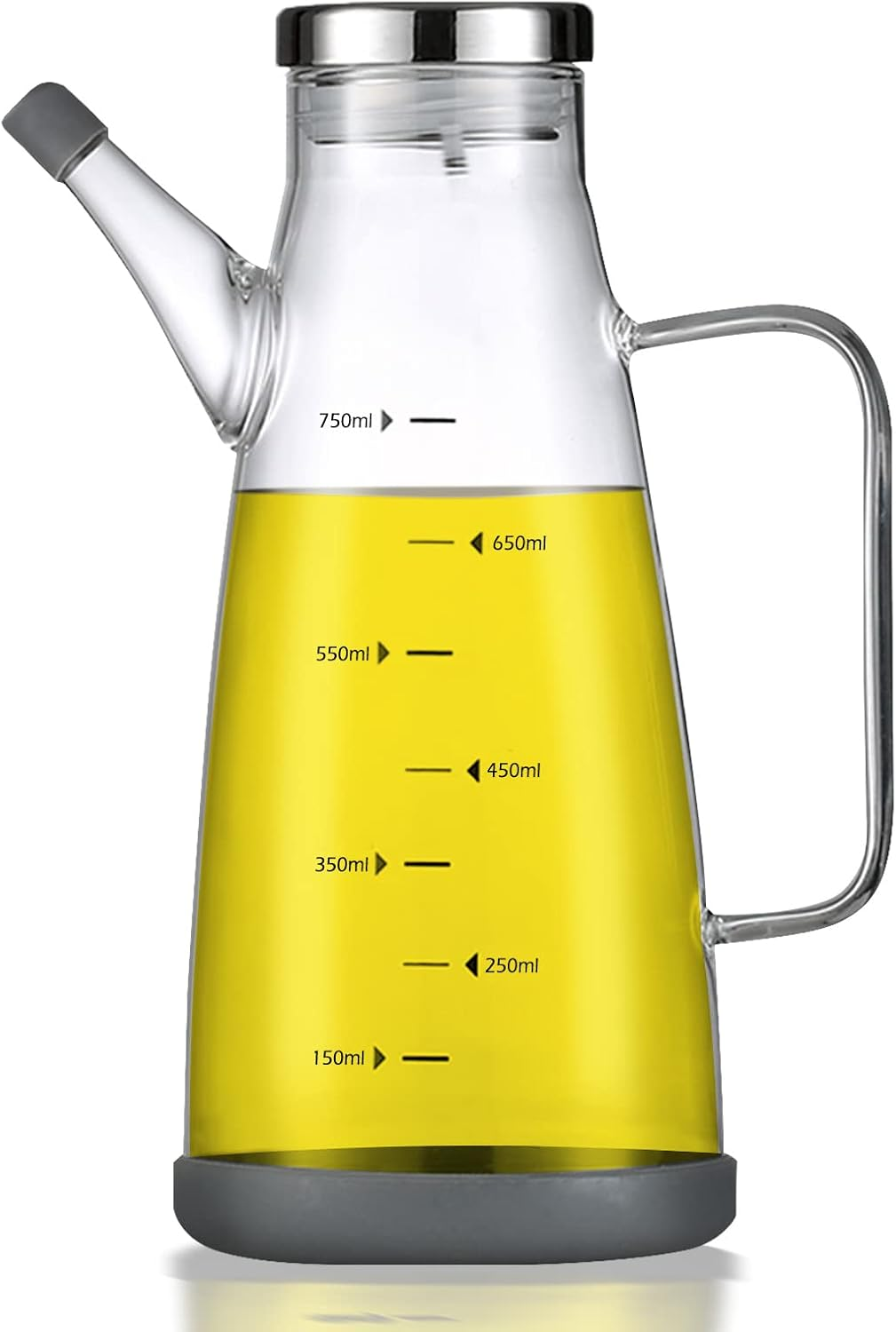 Oil Dispenser Manufacture,25OZ Oil Bottles Cooking Oil Dispenser with Drip Free Spout and Non Slip Bottom Fits in Home,Kitchen,Barbecue,Party (750ml)